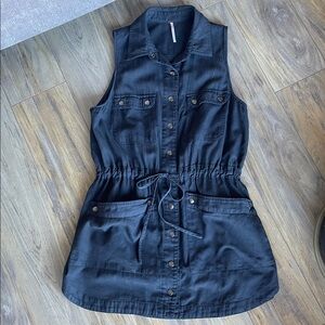 Free People Small Dark Gray Vest